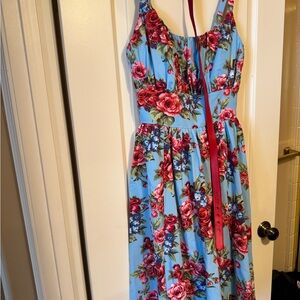 XL VIXEN BY MICHELINE PITT FLORAL INGENUINE DRESS